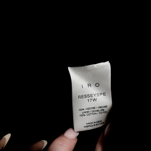 (NWOT) IRO 2017 Resseyspe Dress (Size: FR40, US Medium) (Like New) - Picture 6 of 8